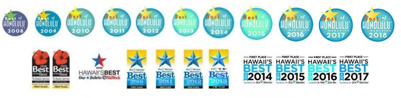 Best Of Honolulu, Star Advertiser's Best Of Hawaii Dry Cleaner Awards